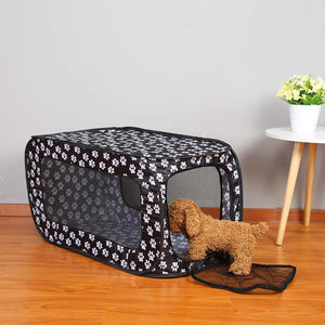Portable Folding Rectangular Pet Tent - creativeworksandmore
