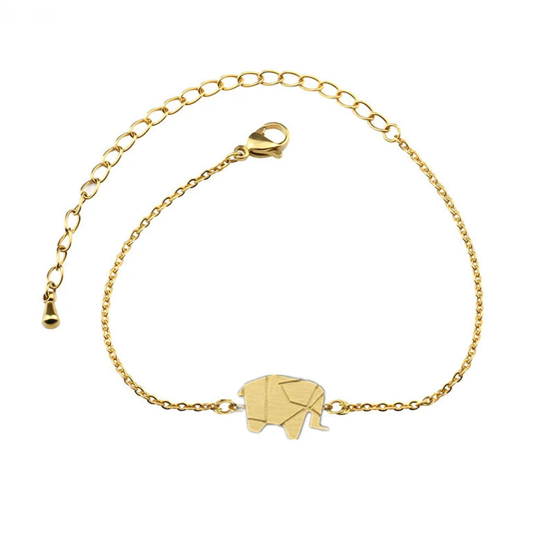Origami Elephant Bracelet For Women