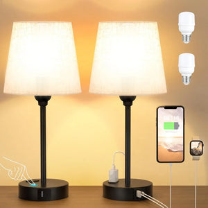 Bedside Table Lamps for Bedrooms - creativeworksandmore