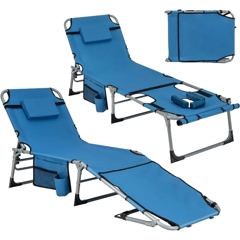 Giantex Folding Beach Tanning Chair