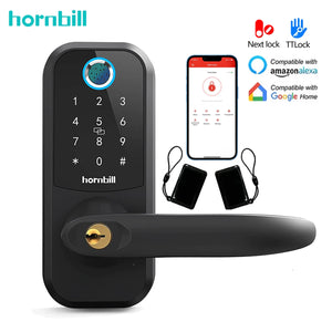 Hornbill Fingerprint Smart Door Lock - creativeworksandmore