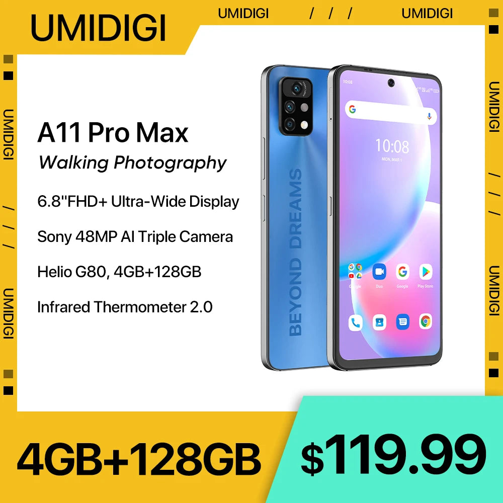 ] UMIDIGI A11 Pro Max Global Version Android Smartphone
