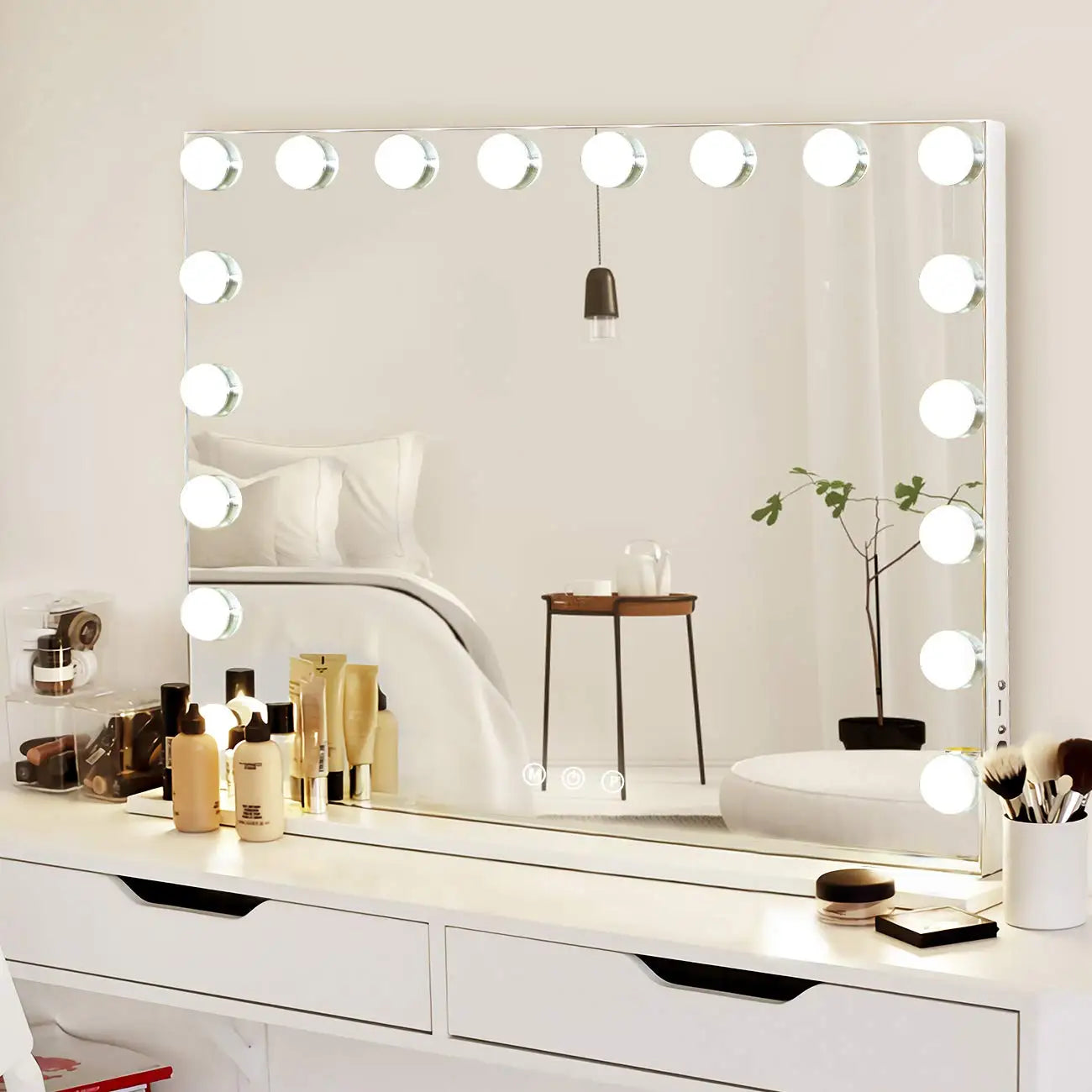 Large Hollywood Makeup Mirror