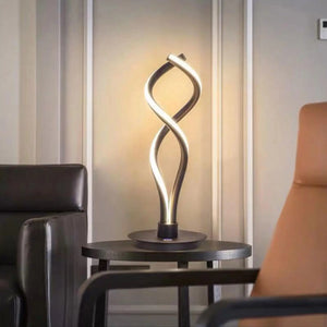 Modern LED Spiral Table Lamp - creativeworksandmore