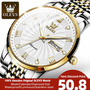 OLEVS Men Mechanical Watch - creativeworksandmore