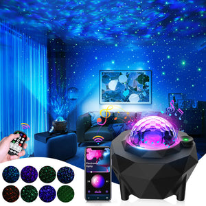 disco ball USB Galaxy Star Night party Light Bedroom - creativeworksandmore