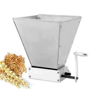 4L 2 Roller Stainless Steel Malt Crusher - creativeworksandmore