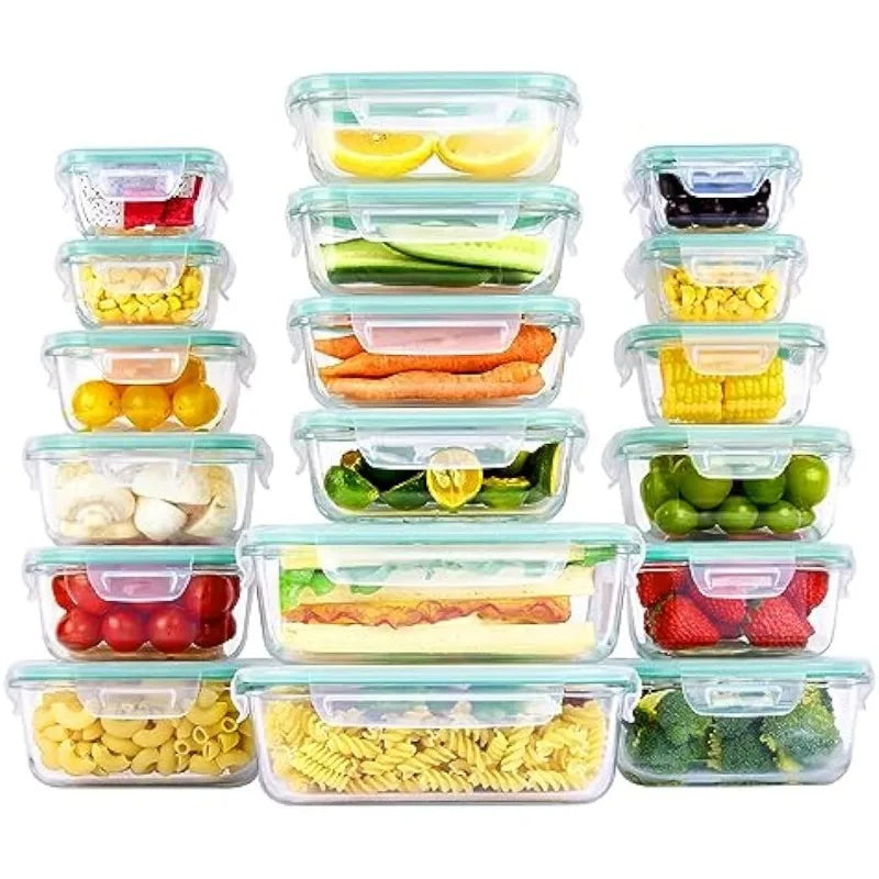 Vtopmart 18Pack Glass Food Storage Containers