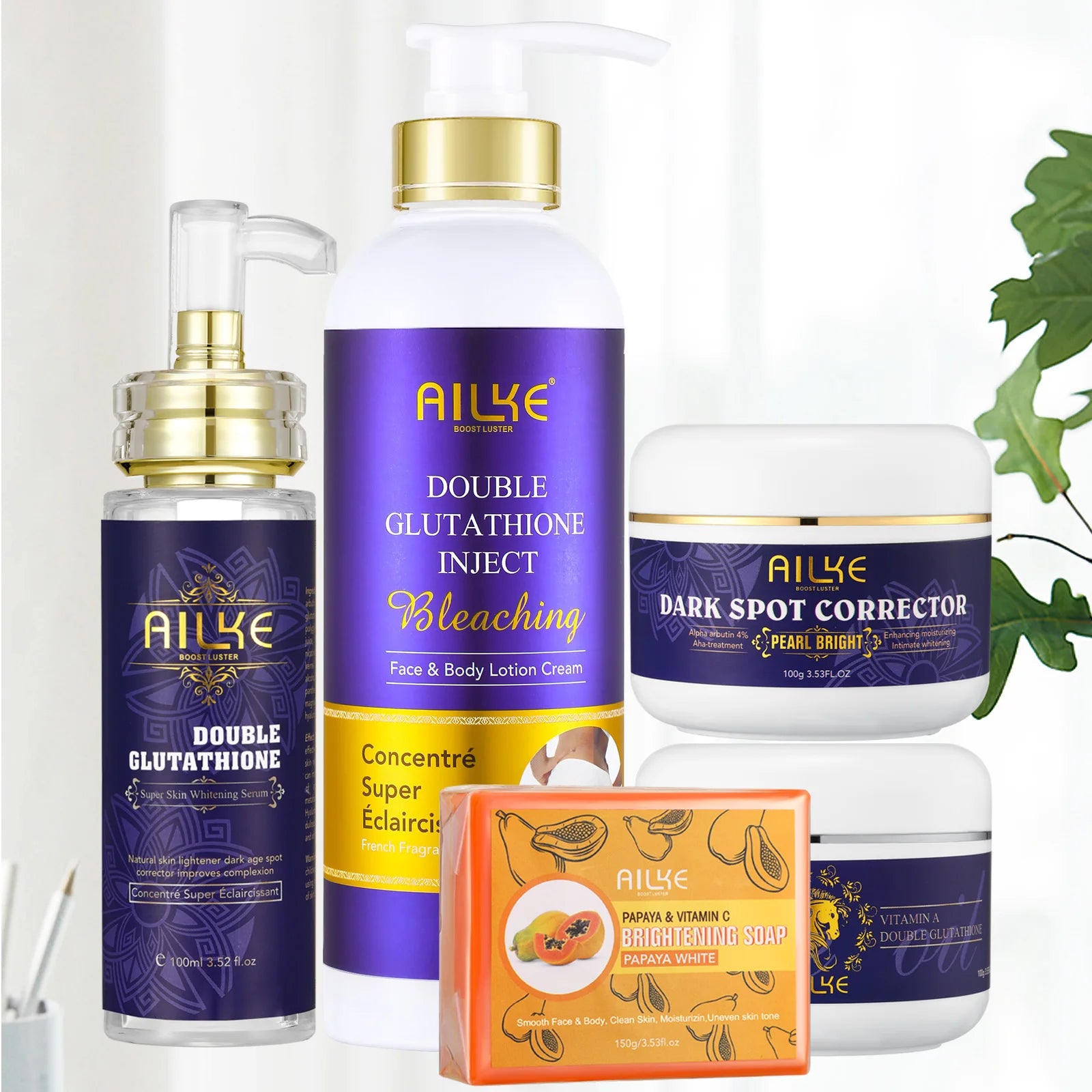 AILKE Double Glutathione Whitening Skin Care