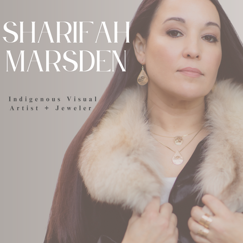 Image of Sharifah Marsden wearing her custom jewellery