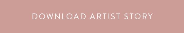 A rectangular mauve button with white text saying "DOWNLOAD ARTIST STORY," inspired by Indigenous Aboriginal artwork from River Country Tan Framed Art Print by Maria Watson-Trudgett.