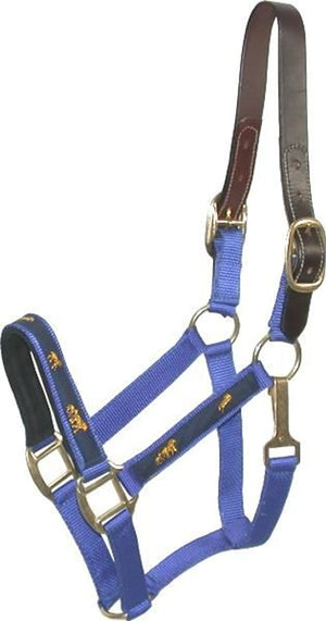 Gatsby Nylon Breakaway Halter with Horse Overlay & Snap - PetTack.com