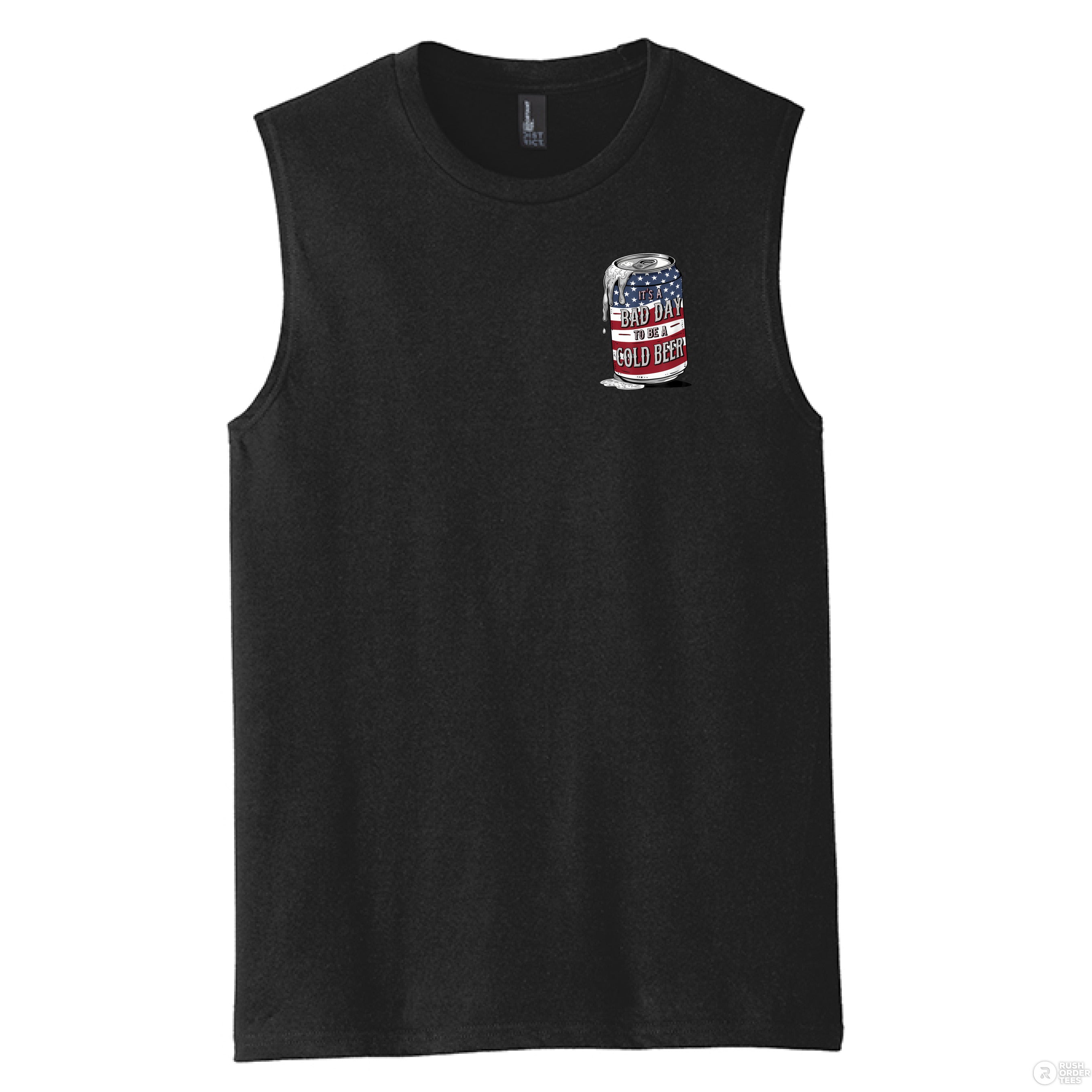 Bad Day to Be a Cold Beer- Muscle Tee