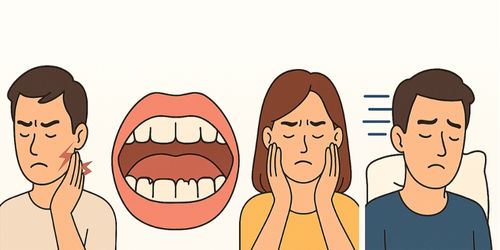 Bruxism symptoms include headache, jaw pain, chipped teeth, facial tightness, and disturbed sleep.
Morning headaches