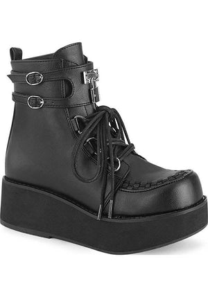 Demonia Shoes - SPRITE-70 Black Vegan Leather - Buy Online Australia