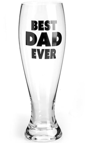 Best Dad Ever Pilsner Glass