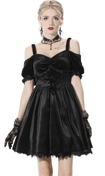 Buy Bella [Black Velvet] | PARTY DRESS^ by DARK IN LOVE | Beserk
