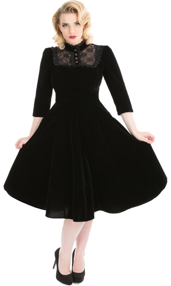 H&R London - Nightshade Velvet Dress - Buy Online Australia – Beserk