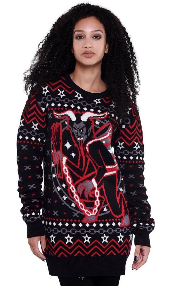 Killstar Krampus Hexmas Knit Sweater Buy Online Australia Beserk