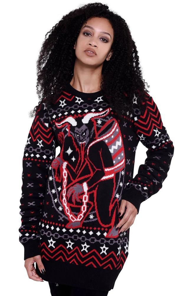 Killstar Krampus Hexmas Knit Sweater Buy Online Australia Beserk