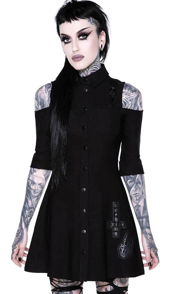 black shirt dress australia