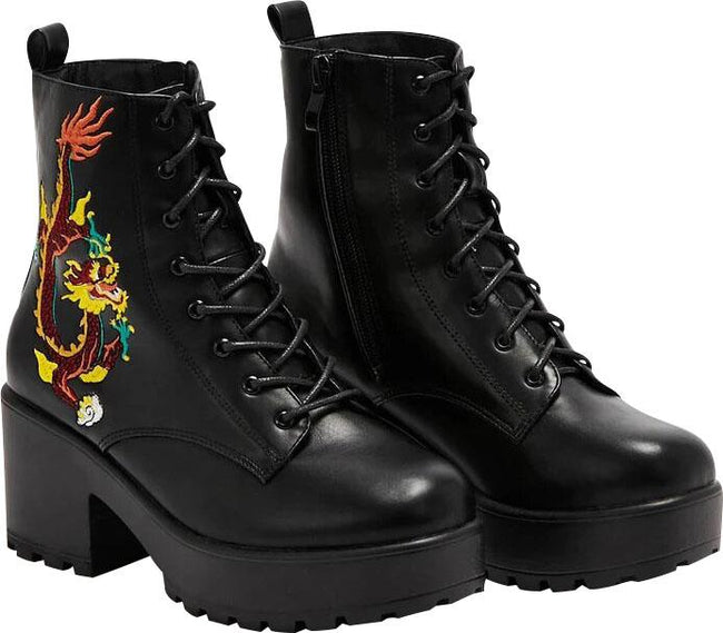 military platform boots