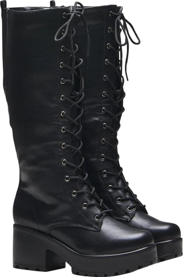 knee high black boots australia