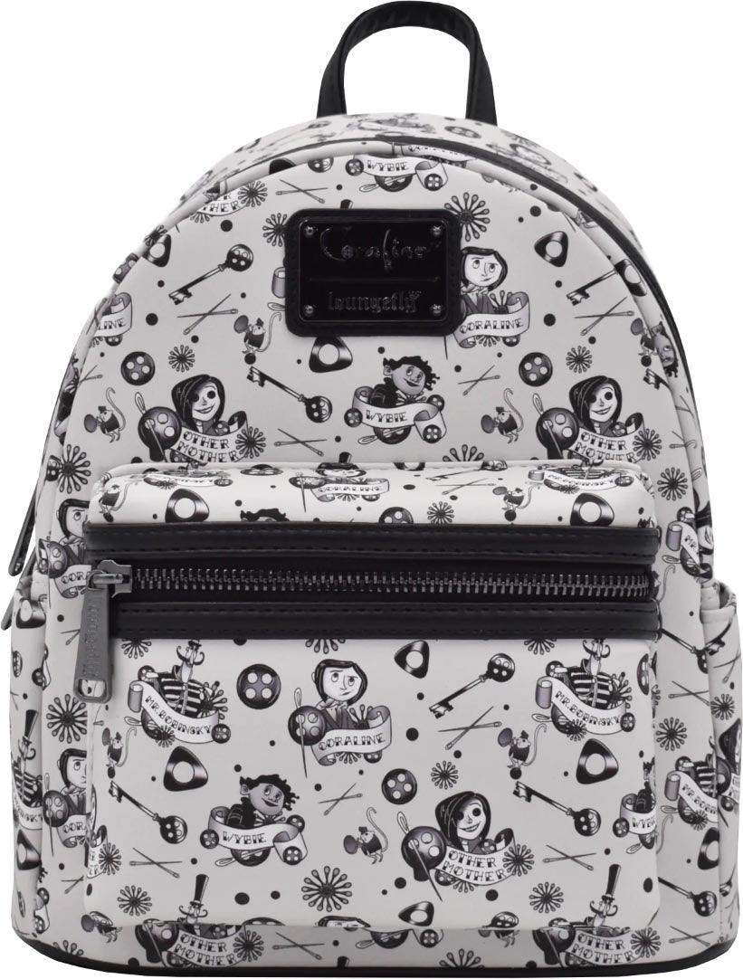 Loungefly Coraline  Tattoo Print US Exclusive Mini Backpack  Bemine  Collections