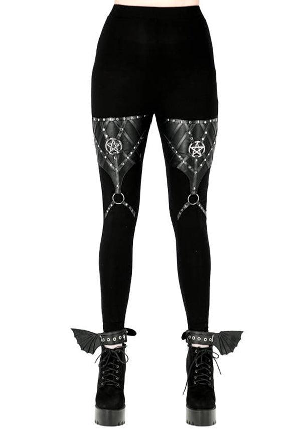 Restyle - Pentagram Harness Leggings - Buy Online Australia