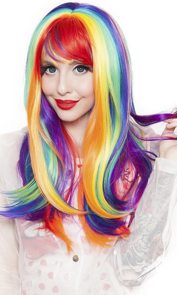 rockstar wigs rainbow rock