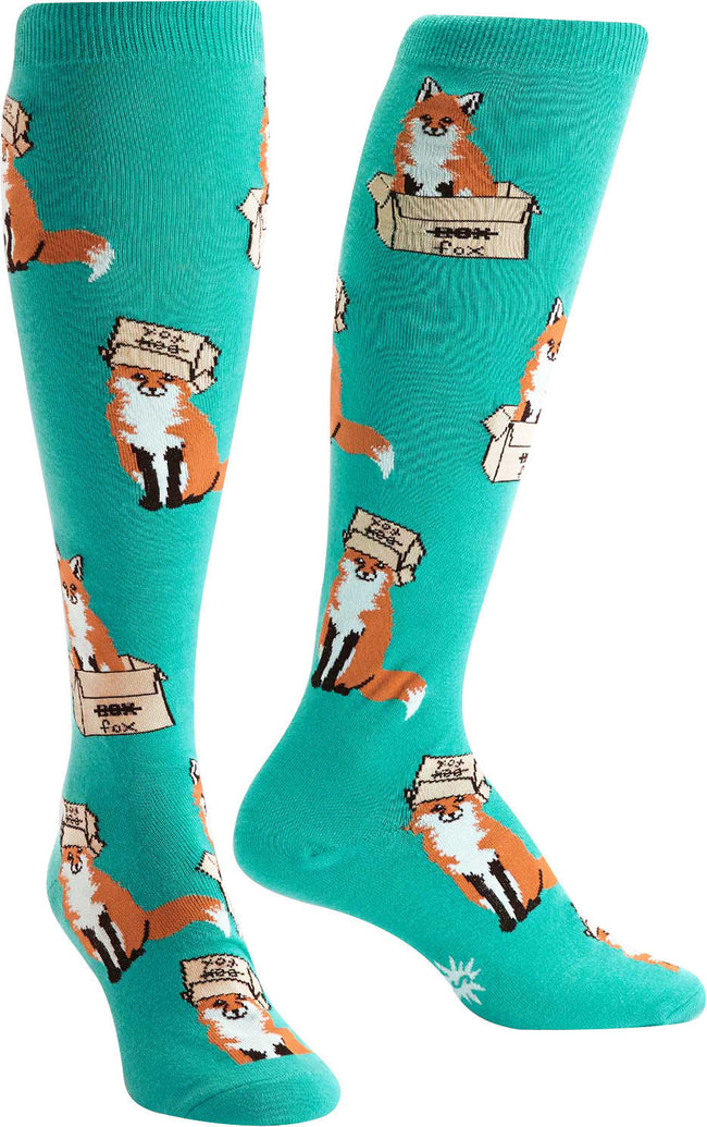 Sock It To Me - Foxes In Boxes Knee High Socks - Buy Online Australia ...