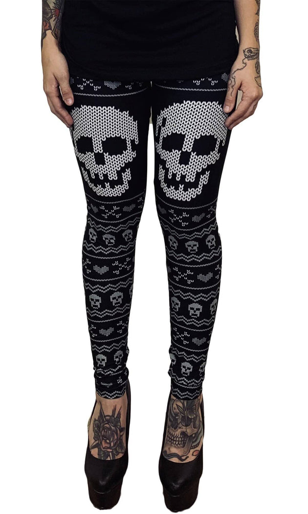 cheap skull leggings