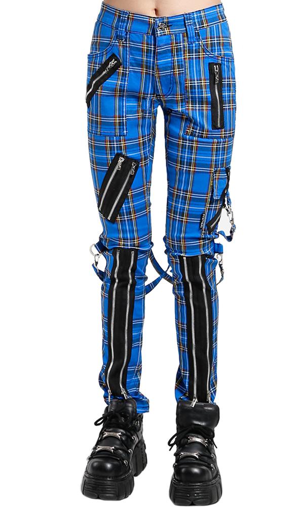 Tripp NYC - Blue Plaid Bondage Pants - Buy Online Australia – Beserk