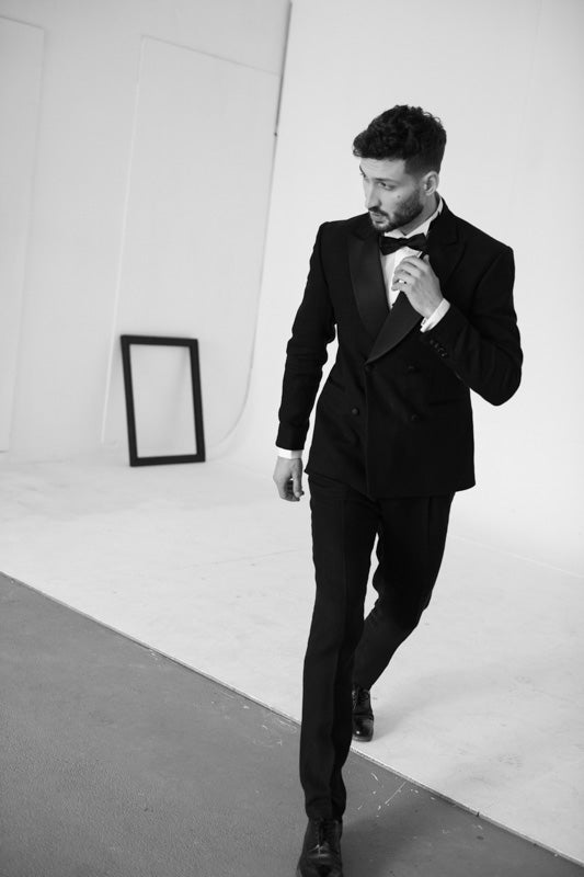 black hemp tuxedo