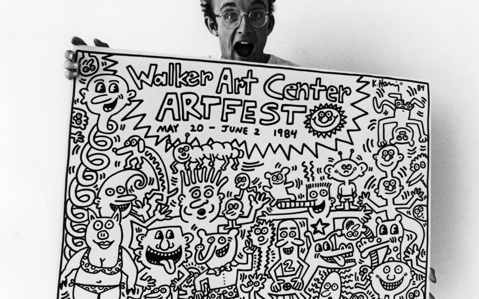 Keith Haring ArtFest Poster - 1984-keith-haring-art-fest_bw-WEB