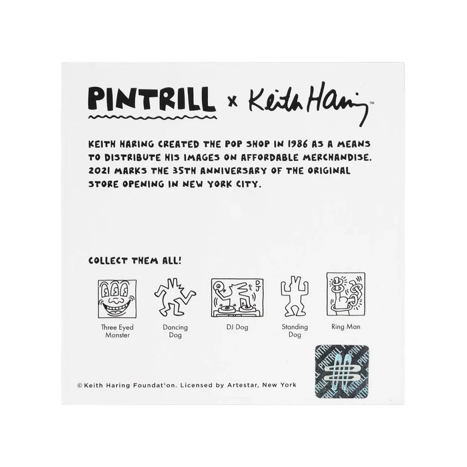 Keith Haring DJ Dog Pin - BackofCard_PopShop_ab11c6d9-4fe5-494d-a841-a2cf7c8a1c6b