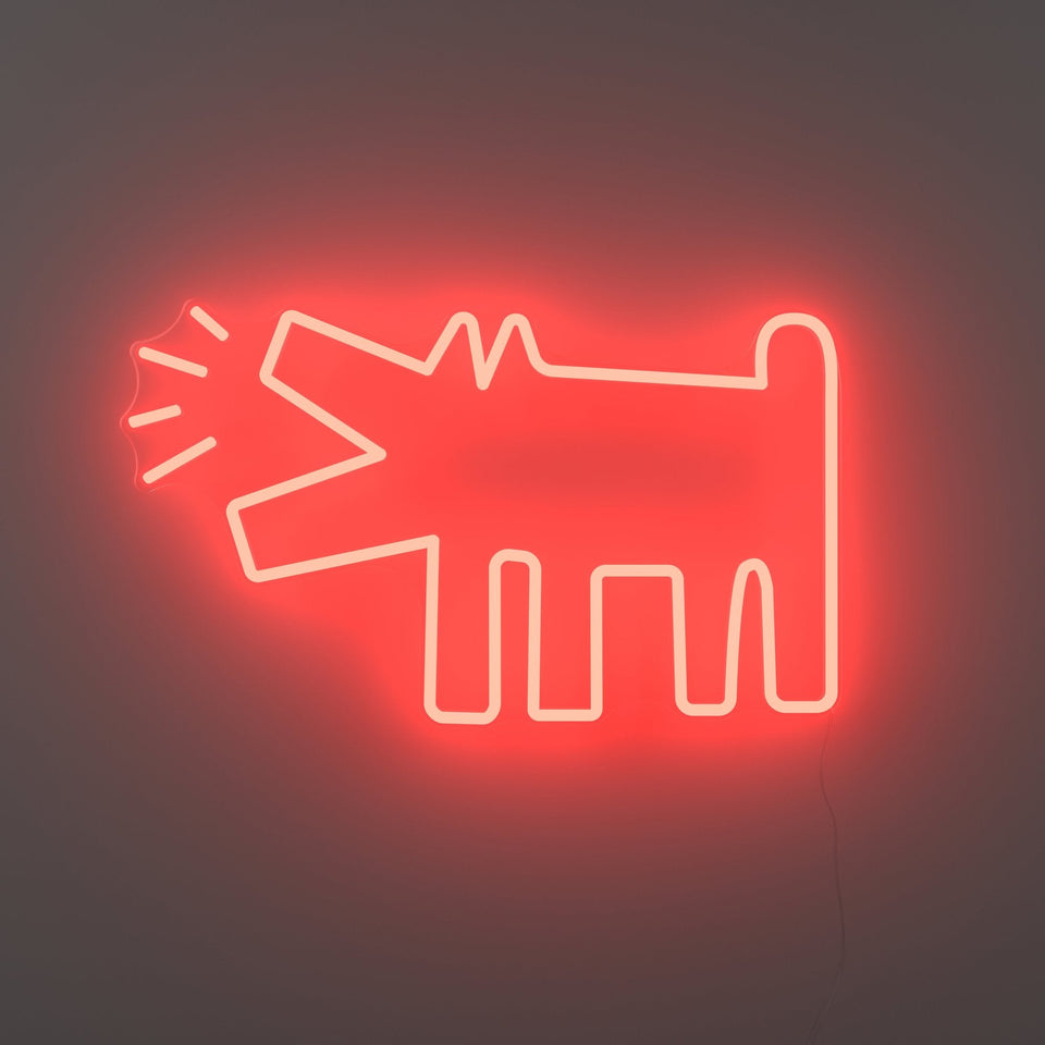 Keith Haring Barking Dog LED Neon Sign - KH-Dog-HD2