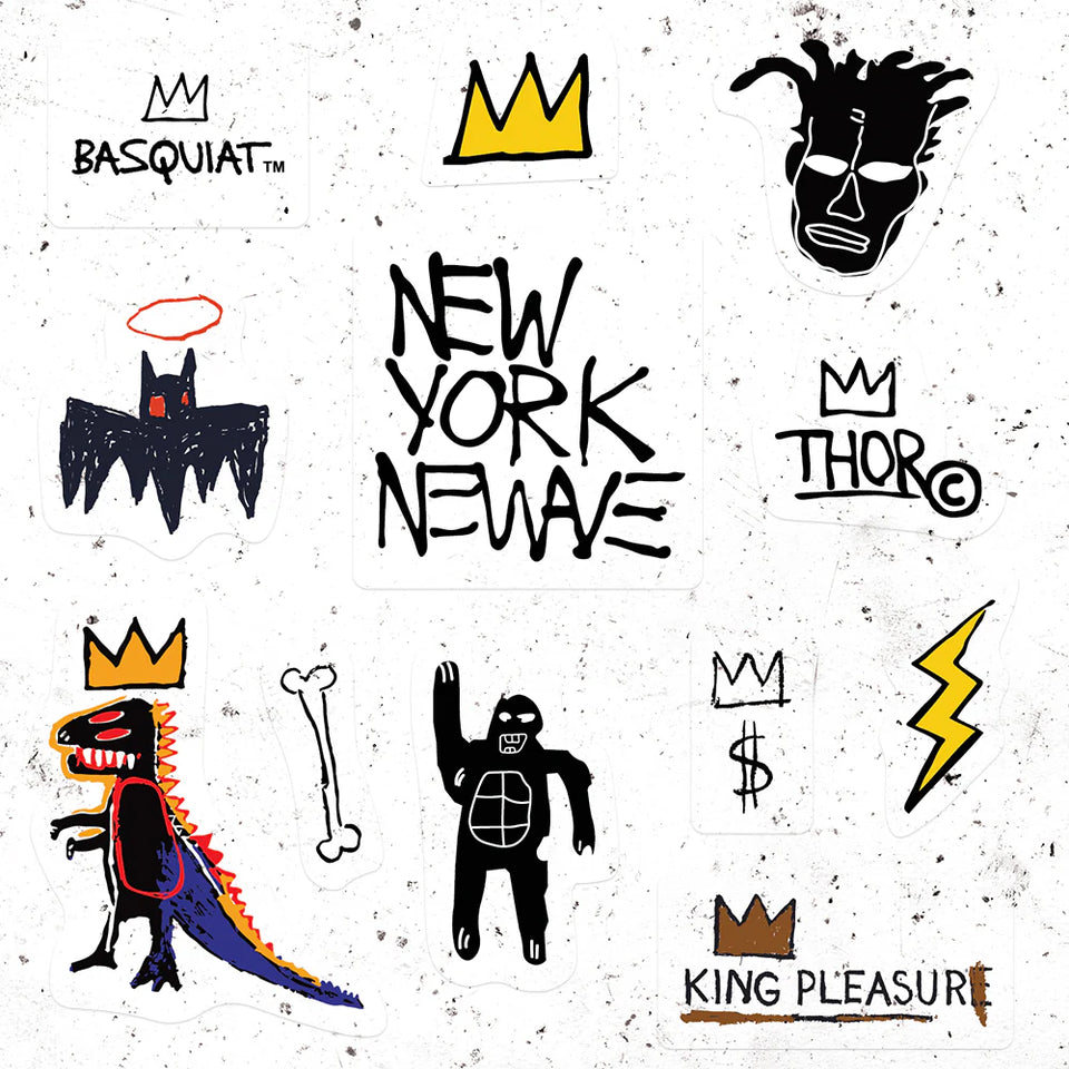Basquiat's Icons Stickers - Sheet_JMB_Icons_1