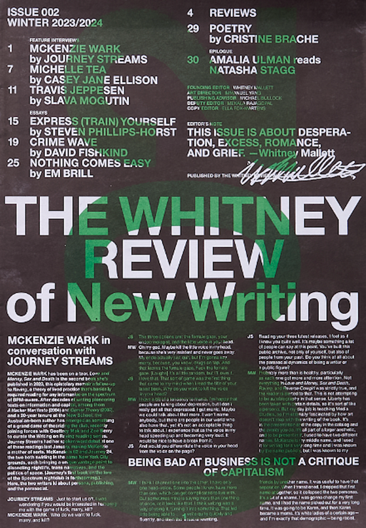 The Whitney Review #2 - TheWhitneyReview_2_524x751_f5ca268e-0657-4261-97b6-c8cf0316072d