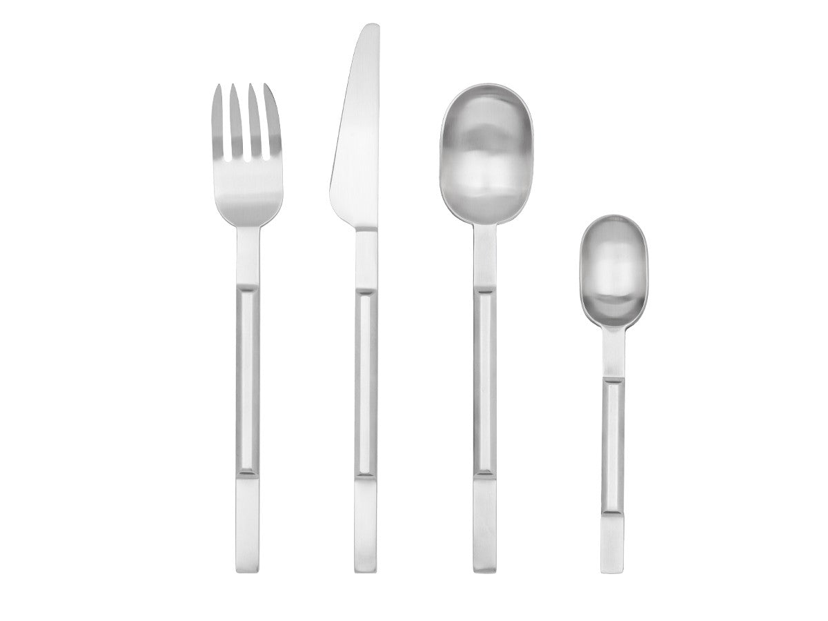 Cutlery Set of 4 - Valerie-Objects-Koichi-Cutlery-Set-Steel