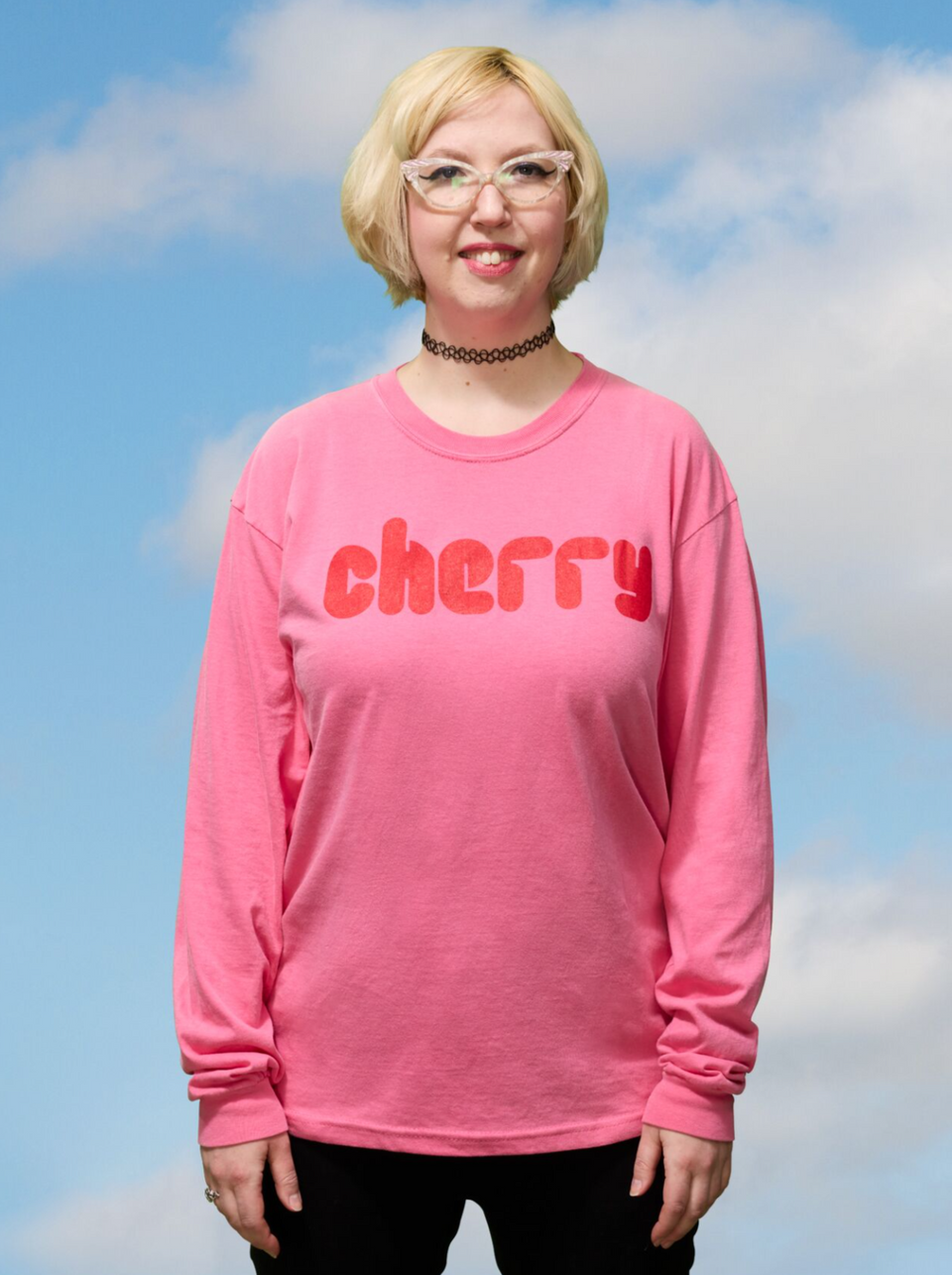 Juicy Cherry Long Sleeve T-Shirt - cherrylongfront