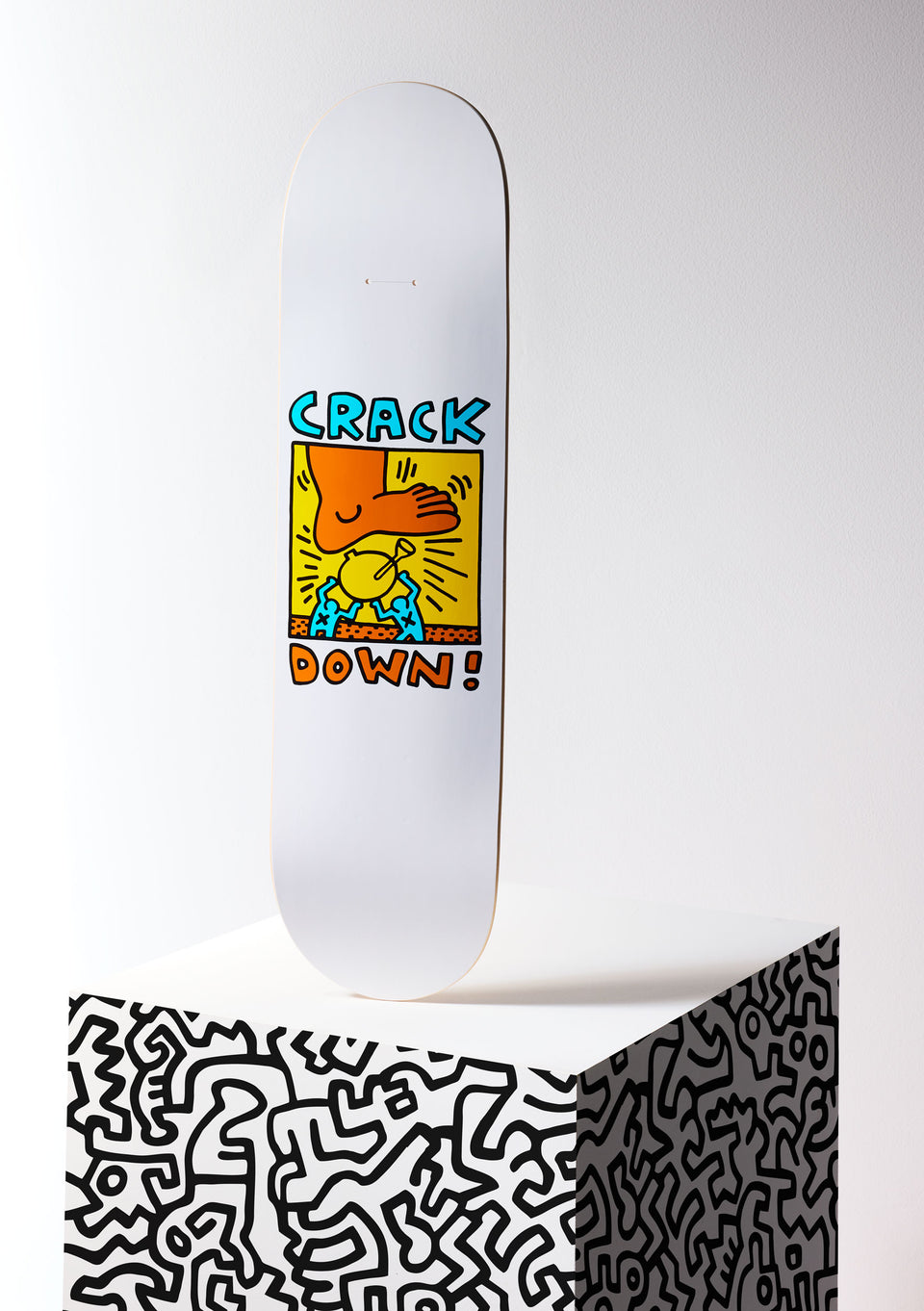 Keith Haring Crackdown Skateboard - crackdown