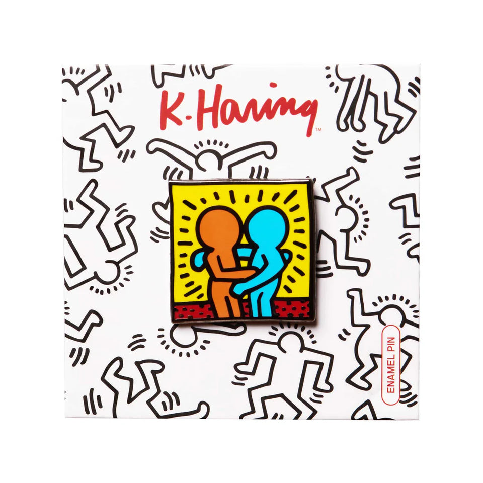 Keith Haring Friends Pin - hugpin_oncardfinal_2