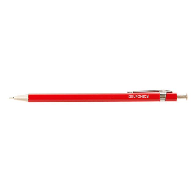 Delfonics Ballpoint Wood Pens - 4516085119361_500135125-WoodballPen-Red
