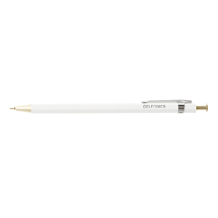 Delfonics Ballpoint Wood Pens - 4516085119453-WoodballPen-White