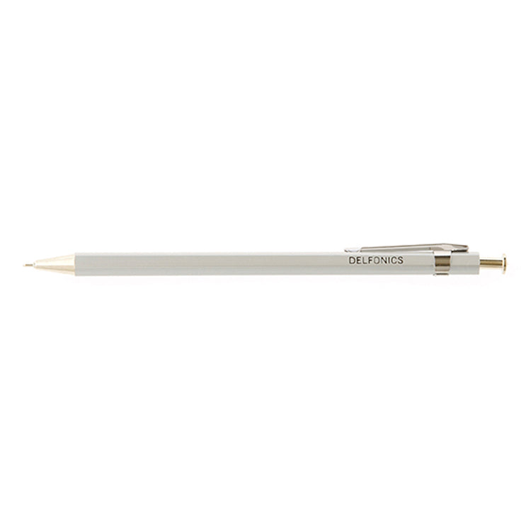 Delfonics Ballpoint Wood Pens - 4516085196560_500135704-WoodballPen-Silver