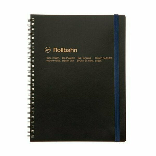 Rollbahn A5 Spiral Notebook - 500057105RollbahnXLGsizeBlack-xrd2q51w-52426910_medium_9081edaf-3fde-4aaf-b282-a2fdfde359a3