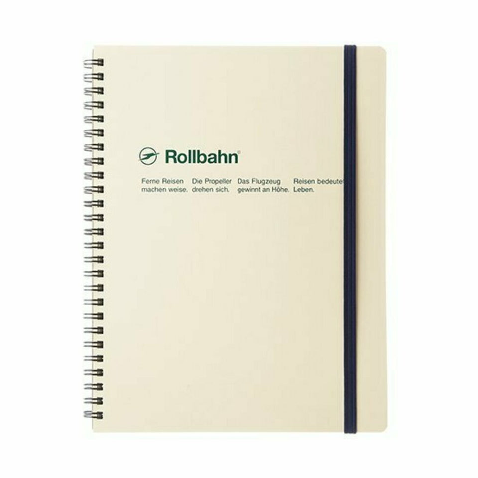 Rollbahn A5 Spiral Notebook - Spiral_Cream