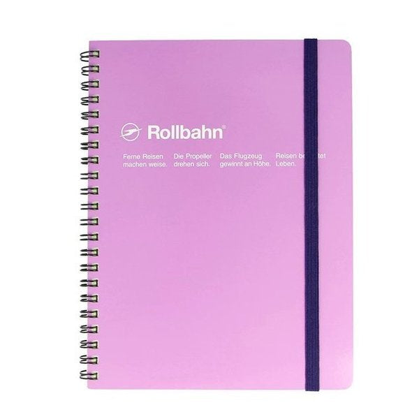 Rollbahn A5 Spiral Notebook - Spiral_Light_Purple