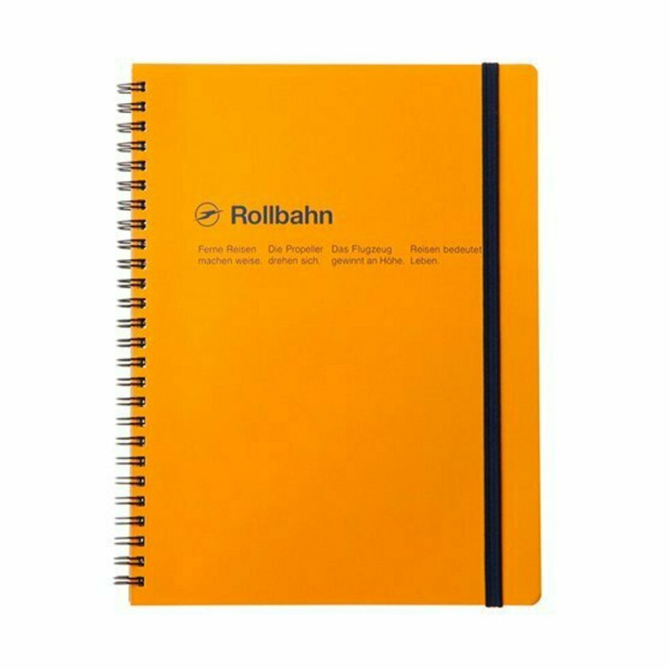 Rollbahn A5 Spiral Notebook - YellowRolbahn